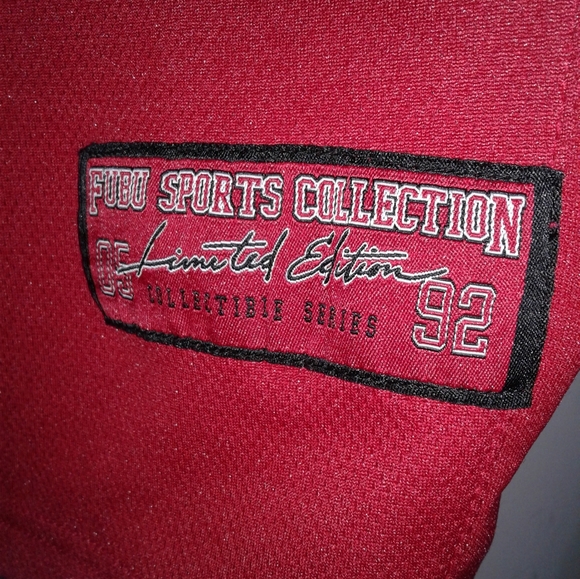 Fubu Champions League Football Jersey sz L Vintage Limited Edition made in Korea - Picture 3 of 6